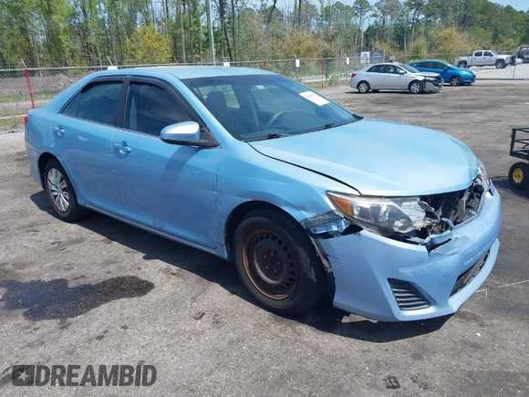 2012 Toyota Camry L with VIN 4T1BF1FK8CU522325, listed as a IAAI auction lot 41908172 with 211,143 mi miles and . Bid and sale history available at DreamBid. Image 1.