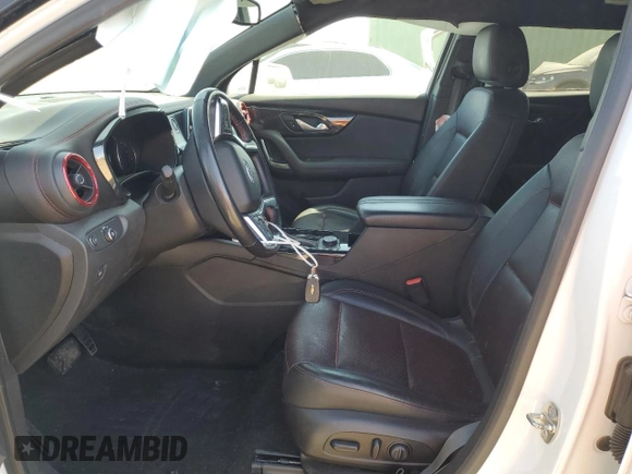 2019 Chevrolet Blazer RS z VIN 3GNKBJRS4KS566498, wystawiony jako Copart lot #55975745 z przebiegiem 62 290 mil mil oraz Szkoda całkowita • Salvage title. Historia ofert i sprzedaży dostępna na DreamBid. Obrazek 7.
