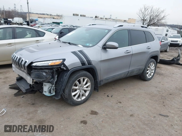 2017 Jeep Cherokee Limited with VIN 1C4PJMDS4HW597175, listed as a IAAI auction lot 41525358 with 87,227 mi miles. Bid and sale history available at carsss.com. Image 21.