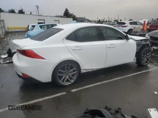 2017 Lexus IS 350 with VIN JTHBE1D2XH5029224, listed as a Copart auction lot 44968985 with 83,108 mi miles and Salvage Title. Bid and sale history available at DreamBid. Image 3.