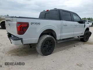 2024 Ford F-150 with VIN 1FTFW7LD9RFB23046, listed as a Copart auction lot 52367945 with 7,166 mi miles and Salvage title. Bid and sale history available at DreamBid. Image 3.