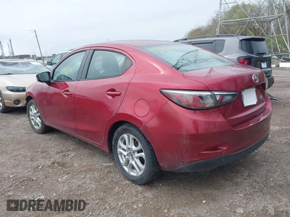 2016 Scion iA with VIN 3MYDLBZV7GY101444, listed as a IAAI auction lot 41962081 with 123,010 mi miles. Bid and sale history available at carsss.com. Image 3.