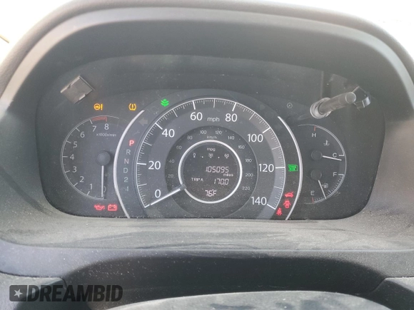 2014 Honda CR-V LX with VIN 2HKRM3H3XEH510104, listed as a Copart auction lot 50400465 with 105,095 mi miles and Salvage Title. Bid and sale history available at carsss.com. Image 9.
