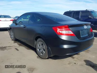 2013 Honda Civic Cpe LX with VIN 2HGFG3B56DH507116, listed as a IAAI auction lot 41479130 with 98,846 mi miles. Bid and sale history available at carsss.com. Image 3.