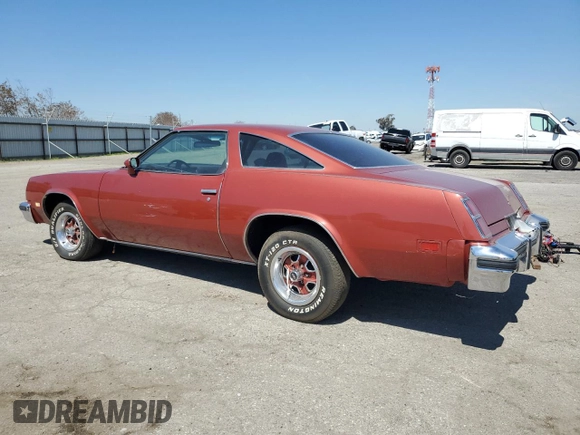 1976 Oldsmobile Cutlass with VIN 3G37R6R102438, listed as a Copart auction lot 50572925 with 13,592 mi miles and Clean Title. Bid and sale history available at DreamBid. Image 2.