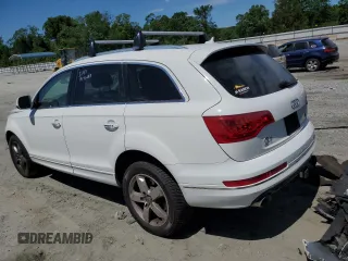 2014 Audi Q7 Premium Plus with VIN WA1LMAFE6ED012514, listed as a Copart auction lot 57918725 with 135,645 mi miles and Salvage title. Bid and sale history available at DreamBid. Image 2.