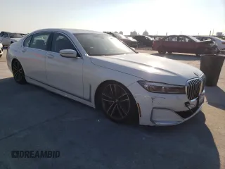 2020 BMW 7 Series 750i xDrive with VIN WBA7U2C02LGM27246, listed as a Copart auction lot 74277984 with 120,790 mi miles and Salvage Title. Bid and sale history available at carsss.com. Image 4.