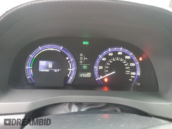 2010 Lexus HS 250h with VIN JTHBB1BA7A2015288, listed as a Copart auction lot 47601955 with 129,392 mi miles and Salvage Title. Bid and sale history available at DreamBid. Image 9.