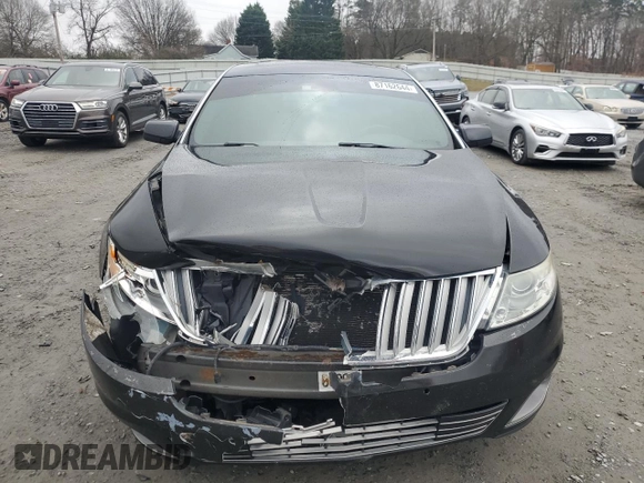 2012 Lincoln MKS with VIN 1LNHL9ER3CG806878, listed as a Copart auction lot 87162644 with 136,878 mi miles and Salvage Title. Bid and sale history available at DreamBid. Image 5.