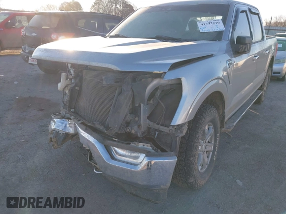 2021 Ford F-150 XL with VIN 1FTFW1E56MFA46051, listed as a IAAI auction lot 41342210 with 94,729 mi miles. Bid and sale history available at carsss.com. Image 18.