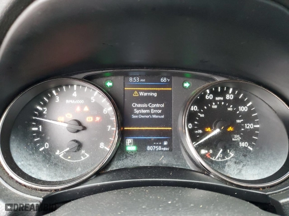 2019 Nissan Rogue SV with VIN JN8AT2MT3KW258867, listed as a Copart auction lot 45987135 with 80,758 mi miles and Non Repairable. Bid and sale history available at carsss.com. Image 9.