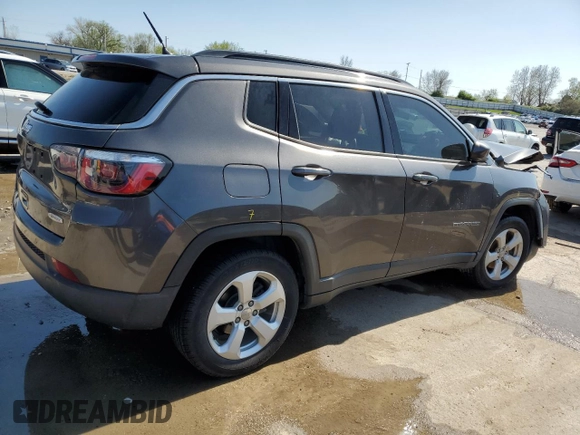 2018 Jeep Compass Latitude z VIN 3C4NJCBB4JT181594, wystawiony jako Copart lot #51822125 z przebiegiem 90 557 mil mil oraz Szkoda całkowita • Salvage title. Historia ofert i sprzedaży dostępna na DreamBid. Obrazek 3.
