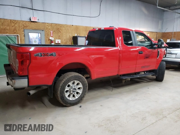 2022 Ford F-250 XL with VIN 1FT7X2B60NEE34632, listed as a Copart auction lot 79428514 with 50,930 mi miles and Non Repairable. Bid and sale history available at DreamBid. Image 3.