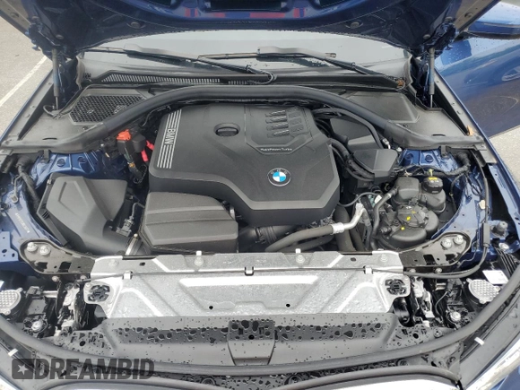 2022 BMW 3 Series 330i xDrive with VIN 3MW5R7J03N8C36977, listed as a Copart auction lot 53891745 with 14,938 mi miles and Salvage title. Bid and sale history available at DreamBid. Image 11.