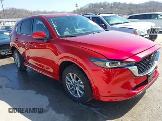 2024 Mazda CX-5 2.5 S Preferred Package with VIN JM3KFBCLXR0407918, listed as a IAAI auction lot 41708803 with 6,156 mi miles. Bid and sale history available at carsss.com. Image 1.