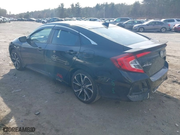 2019 Honda Civic Si Sedan with VIN 2HGFC1E56KH705980, listed as a IAAI auction lot 41801277 with 83,255 mi miles. Bid and sale history available at carsss.com. Image 3.