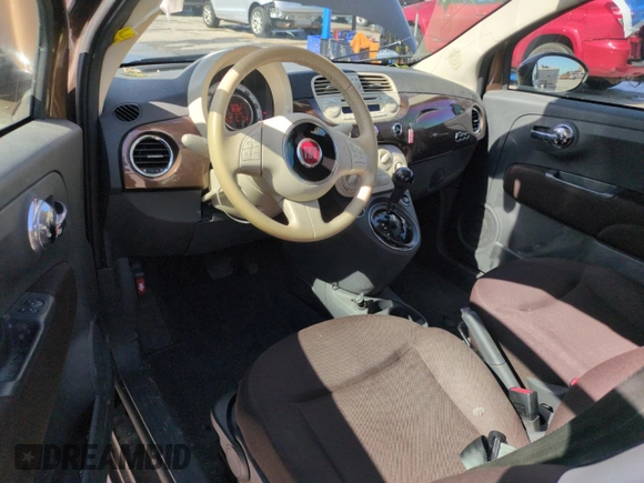 2013 FIAT 500 Pop with VIN 3C3CFFAR4DT714691, listed as a Copart auction lot 53346175 with 83,256 mi miles and Salvage Title. Bid and sale history available at carsss.com. Image 8.