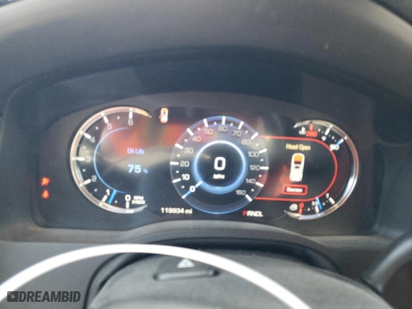 2017 Cadillac Escalade Platinum with VIN 1GYS4DKJ4HR127555, listed as a Copart auction lot 53162405 with 119,934 mi miles and Salvage Title. Bid and sale history available at carsss.com. Image 9.