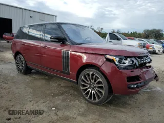 2017 Land Rover Range Rover with VIN SALGS5FE5HA322897, listed as a Copart auction lot 83859694 with 82,675 mi miles and Salvage title. Bid and sale history available at DreamBid. Image 4.