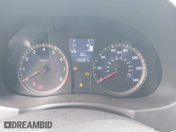2016 Hyundai Accent SE with VIN KMHCT4AE1GU044156, listed as a IAAI auction lot 42350598 with 130,287 mi miles and . Bid and sale history available at DreamBid. Image 7.