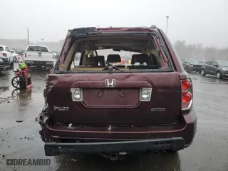 2007 Honda Pilot EX-L with VIN 2HKYF18567H535399, listed as a Copart auction lot 42993805 with 249,573 mi miles and Salvage Title. Bid and sale history available at carsss.com. Image 6.
