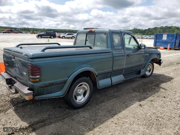 1996 Ford Ranger Splash with VIN 1FTCR14X5TTA20411, listed as a Copart auction lot 62095194 with 100,330 mi miles and Salvage Title. Bid and sale history available at carsss.com. Image 3.