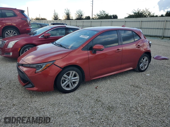 2019 Toyota Corolla Hatchback SE with VIN JTNK4RBE3K3063696, listed as a Copart auction lot 73283364 with 63,822 mi miles and Salvage Title. Bid and sale history available at carsss.com. Image 1.