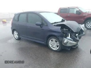 2008 Honda Fit Sport with VIN JHMGD38608S036542, listed as a IAAI auction lot 41214139 with 135,893 mi miles. Bid and sale history available at carsss.com. Image 1.