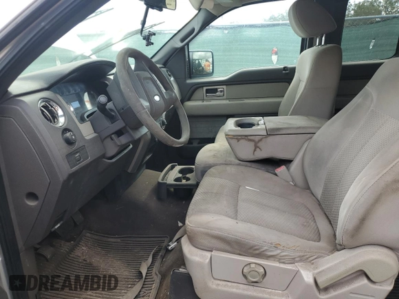 2010 Ford F-150 XL with VIN 1FTEX1C81AFB71833, listed as a Copart auction lot 80022734 with Not provided miles and Salvage title. Bid and sale history available at DreamBid. Image 7.