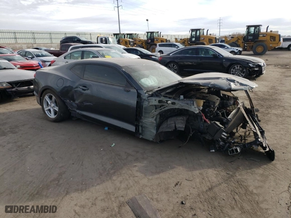 2022 Chevrolet Camaro 1LT with VIN 1G1FB1RX3N0122104, listed as a Copart auction lot 87450404 with 0 mi miles and Salvage Title. Bid and sale history available at carsss.com. Image 4.