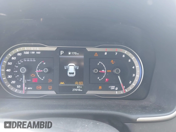 2022 Hyundai Tucson SEL with VIN 5NMJB3AE3NH059349, listed as a IAAI auction lot 42330576 with 27,010 mi miles and . Bid and sale history available at DreamBid. Image 7.