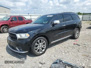 2017 Dodge Durango Citadel Anodized Platinum with VIN 1C4RDHEG0HC906322, listed as a Copart auction lot 62872754 with 103,472 mi miles and Salvage Title. Bid and sale history available at carsss.com. Image 1.