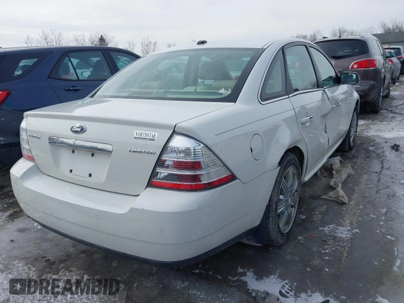 2009 Ford Taurus Limited with VIN 1FAHP25W49G102337, listed as a IAAI auction lot 41580686 with 88,190 mi miles. Bid and sale history available at carsss.com. Image 4.