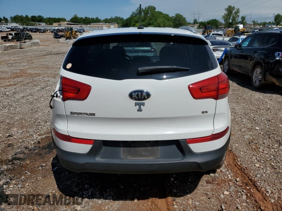 2016 Kia Sportage EX with VIN KNDPC3AC9G7862537, listed as a Copart auction lot 54137985 with 162,749 mi miles and Salvage title. Bid and sale history available at DreamBid. Image 6.