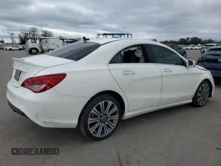 2018 Mercedes-Benz CLA with VIN WDDSJ4EB6JN672128, listed as a Copart auction lot 68533122 with 0 mi miles. Bid and sale history available at carsss.com. Image 3.