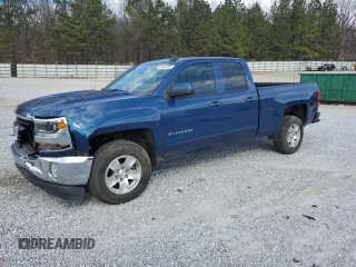 2017 Chevrolet Silverado 1500 LT with VIN 1GCRCRECXHZ381711, listed as a Copart auction lot 46194225 with 54,835 mi miles and Salvage Title. Bid and sale history available at DreamBid. Image 1.