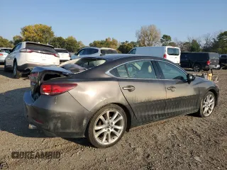 2016 Mazda Mazda6 i Touring with VIN JM1GJ1V50G1432856, listed as a Copart auction lot 75683404 with 0 mi miles and Salvage Title. Bid and sale history available at carsss.com. Image 3.