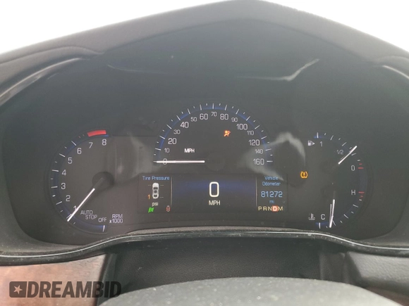 2016 Cadillac CTS RWD with VIN 1G6AP5SX2G0124470, listed as a Copart auction lot 87913695 with 81,272 mi miles and Salvage title. Bid and sale history available at DreamBid. Image 9.