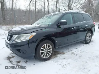 2014 Nissan Pathfinder S z VIN 5N1AR2MM7EC727589, wystawiony jako IAAI lot #41360143 z przebiegiem 76 268 mil mil oraz . Historia ofert i sprzedaży dostępna na DreamBid. Obrazek 2.