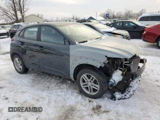2022 Hyundai Kona SE with VIN KM8K2CAB9NU768527, listed as a Copart auction lot 43721125 with 76,231 mi miles and Salvage Title. Bid and sale history available at carsss.com. Image 4.