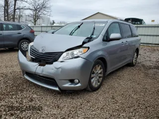 2013 Toyota Sienna LE with VIN 5TDJK3DCXDS053540, listed as a Copart auction lot 50945915 with 210,251 mi miles and Salvage Title. Bid and sale history available at carsss.com. Image 1.