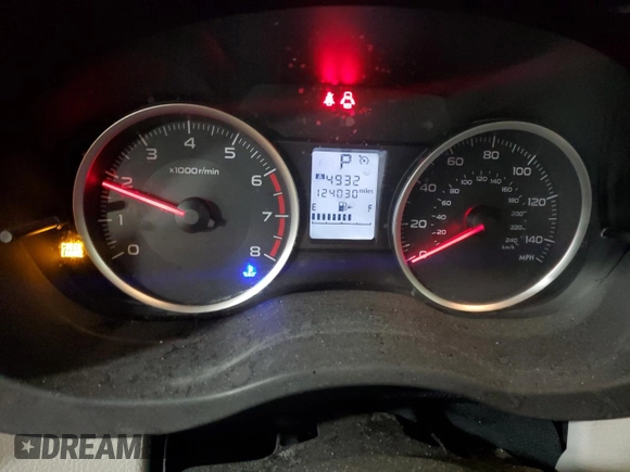 2015 Subaru Forester 2.5i Premium with VIN JF2SJADCXFH569871, listed as a Copart auction lot 52461345 with 124,030 mi miles and Salvage Title. Bid and sale history available at carsss.com. Image 9.