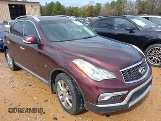 2017 Infiniti QX50 with VIN JN1BJ0RR0HM402096, listed as a IAAI auction lot 41726542 with 1 mi miles. Bid and sale history available at carsss.com. Image 1.