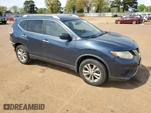 2016 Nissan Rogue SV with VIN KNMAT2MT1GP622345, listed as a Copart auction lot 50337225 with 115,457 mi miles and Salvage Title. Bid and sale history available at carsss.com. Image 4.