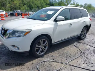 2013 Nissan Pathfinder Platinum with VIN 5N1AR2MM4DC623141, listed as a IAAI auction lot 41891386 with 139,550 mi miles and . Bid and sale history available at DreamBid. Image 17.