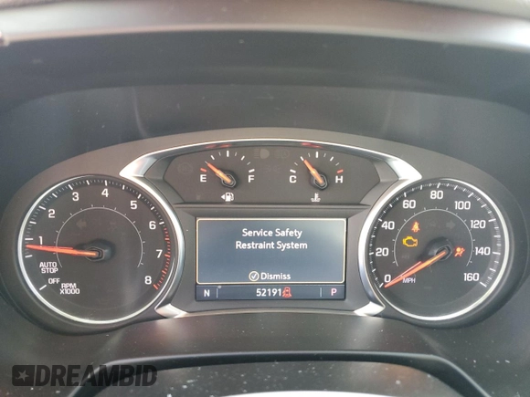 2023 Chevrolet Blazer LT with VIN 3GNKBHR4XPS171159, listed as a Copart auction lot 56434635 with 52,191 mi miles and Salvage title. Bid and sale history available at DreamBid. Image 9.