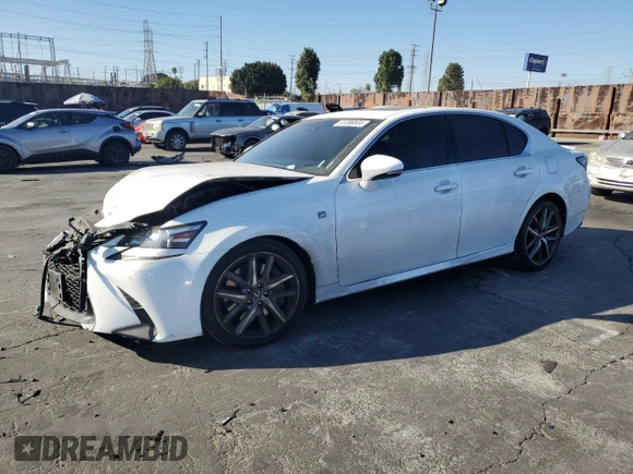 2017 Lexus GS 350 with VIN JTHBZ1BLXHA009806, listed as a Copart auction lot 81306504 with 195,656 mi miles and Salvage title. Bid and sale history available at DreamBid. Image 1.