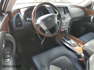 2018 Infiniti QX80 with VIN JN8AZ2NF3J9660604, listed as a Copart auction lot 52413665 with 0 mi miles and Salvage Title. Bid and sale history available at carsss.com. Image 8.