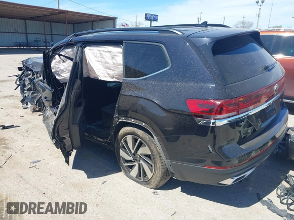 2024 Volkswagen Atlas SE with VIN 1V2JR2CA9RC591577, listed as a IAAI auction lot 41817933 with Not provided miles and . Bid and sale history available at DreamBid. Image 3.
