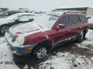 2002 Hyundai Santa Fe GLS with VIN KM8SC73D82U229282, listed as a Copart auction lot 82037604 with 0 mi miles and Salvage Title. Bid and sale history available at carsss.com. Image 1.